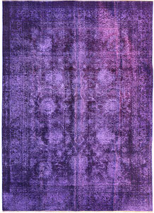 Medium Slate Blue Overdyed 8' 8 x 12' 3 - SKU 22005
