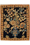 Black Herati 1' 5 x 1' 8 - No. 31570