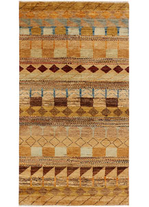 Multi Colored Gabbeh 3' 1 x 5' 3 - No. 34006