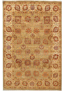 Tan Oushak 6' 3 x 9' 2 - SKU 37709