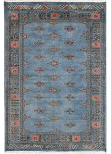 Steel Blue Butterfly 4' 1 x 5' 11 - No. 41177