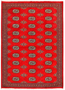 Red Bokhara 4' 2 x 5' 10 - No. 41190