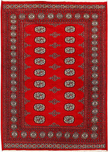 Red Bokhara 4' 5 x 6' - No. 41390