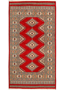 Dark Red Jaldar 3' x 5' 8 - No. 41412