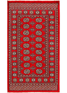 Red Bokhara 3' 2 x 5' 7 - No. 41500