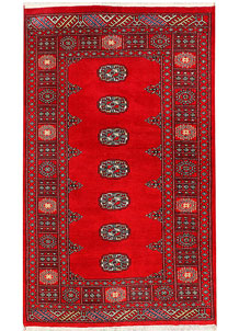 Red Bokhara 3' 1 x 5' - No. 44003