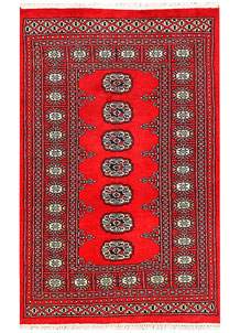 Red Bokhara 3' x 4' 8 - No. 44057