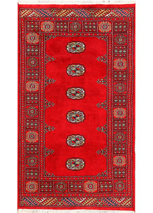 Red Bokhara 3' x 5' 2 - No. 44098
