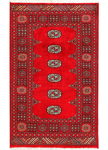 Red Bokhara 2' 11 x 4' 8 - No. 44104