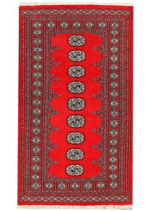Red Bokhara 2' 11 x 5' 1 - No. 44176