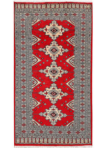 Red Caucasian 3' x 5' 7 - No. 44192