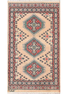 Antique White Caucasian 3' 2 x 5' 4 - No. 44196