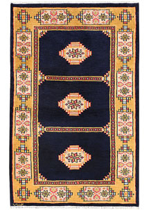Midnight Blue Jaldar 2' 7 x 3' 11 - No. 44441