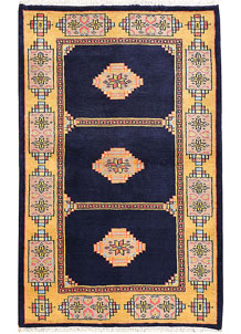Midnight Blue Jaldar 2' 7 x 4' - No. 44476