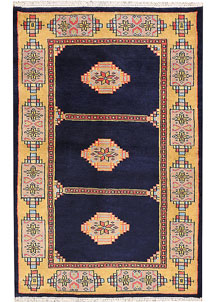 Midnight Blue Jaldar 2' 7 x 3' 10 - No. 44570