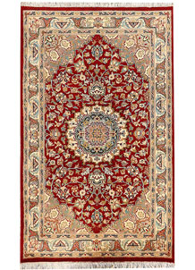 Firebrick Kashan 3' 1 x 5' 1 - No. 44758