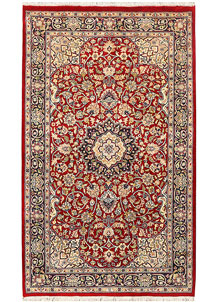 Firebrick Kashan 3' x 4' 11 - No. 44766