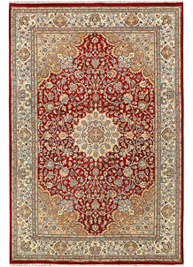 Firebrick Isfahan 6' 2 x 9' 2 - No. 44821