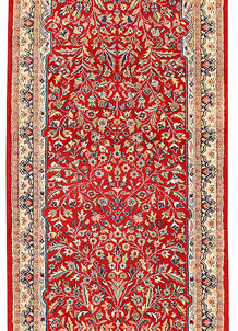 Red Mahal 2' 7 x 12' 2 - No. 44860