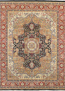 Black Isfahan 8' x 10' 1 - No. 44876