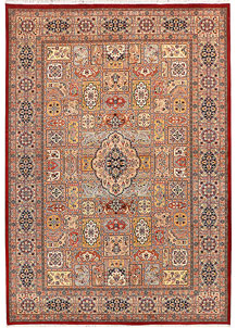 Multi Colored Bakhtiar 6' 11 x 10' 2 - No. 44884