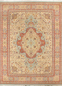 Powder Blue Kirman 9' 1 x 12' 2 - No. 44886