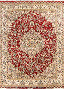 Firebrick Isfahan 9' x 11' 11 - SKU 44898
