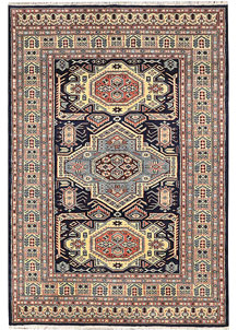 Midnight Blue Kafkazi 4' 3 x 6' 2 - No. 44926