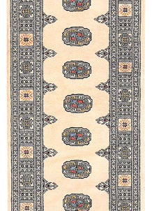 Ivory Bokhara 2' 6 x 9' 5 - No. 45299