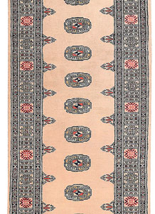 Antique White Bokhara 2' 7 x 8' 9 - No. 45339