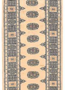Antique White Bokhara 2' 7 x 10' 3 - No. 45603