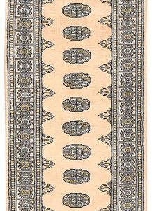 Antique White Bokhara 2' 7 x 11' 7 - No. 45615