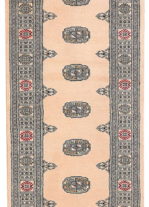 Antique White Bokhara 2' 7 x 10' 9 - No. 45692
