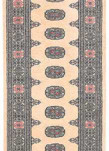 Antique White Bokhara 2' 7 x 11' 7 - No. 45726