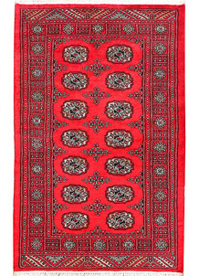 Red Bokhara 3' 2 x 4' 11 - No. 46267