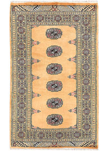 Moccasin Bokhara 2' 6 x 4' 2 - No. 46404