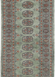 Dark Slate Grey Bokhara 2' 2 x 5' 10 - No. 46538