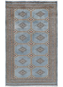 Light Slate Grey Jaldar 4' 2 x 6' 9 - No. 47059