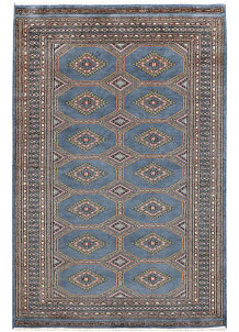 Steel Blue Jaldar 4' 1 x 6' 2 - No. 47062