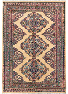 Navajo White Caucasian 4' 3 x 6' - No. 47074