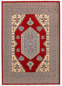 Dark Red Caucasian 4' 4 x 6' 1 - No. 47114