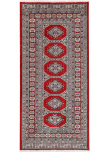 Dark Red Jaldar 3' 2 x 6' 7 - No. 47126