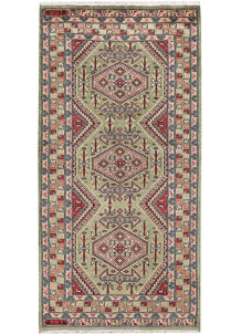Dark Sea Green Caucasian 3' 2 x 6' 4 - No. 47131