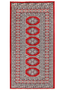 Dark Red Jaldar 3' 2 x 6' 1 - No. 47138