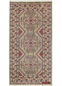 Dark Sea Green Caucasian 3' 1 x 5' 11 - No. 47154