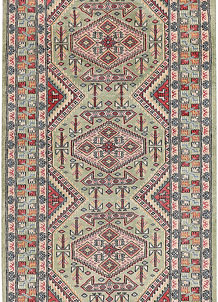 Dark Sea Green Caucasian 3' 2 x 6' 1 - No. 47167