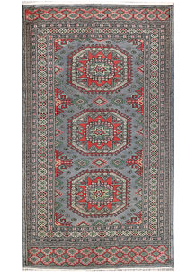 Light Slate Grey Caucasian 3' 4 x 5' 11 - No. 47176
