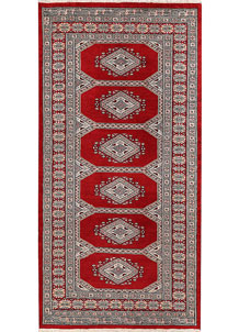 Dark Red Jaldar 3' 1 x 6' 2 - No. 47196