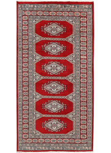 Dark Red Jaldar 3' 1 x 6' 1 - No. 47236