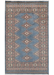 Light Slate Grey Jaldar 3' 1 x 5' 1 - No. 47271